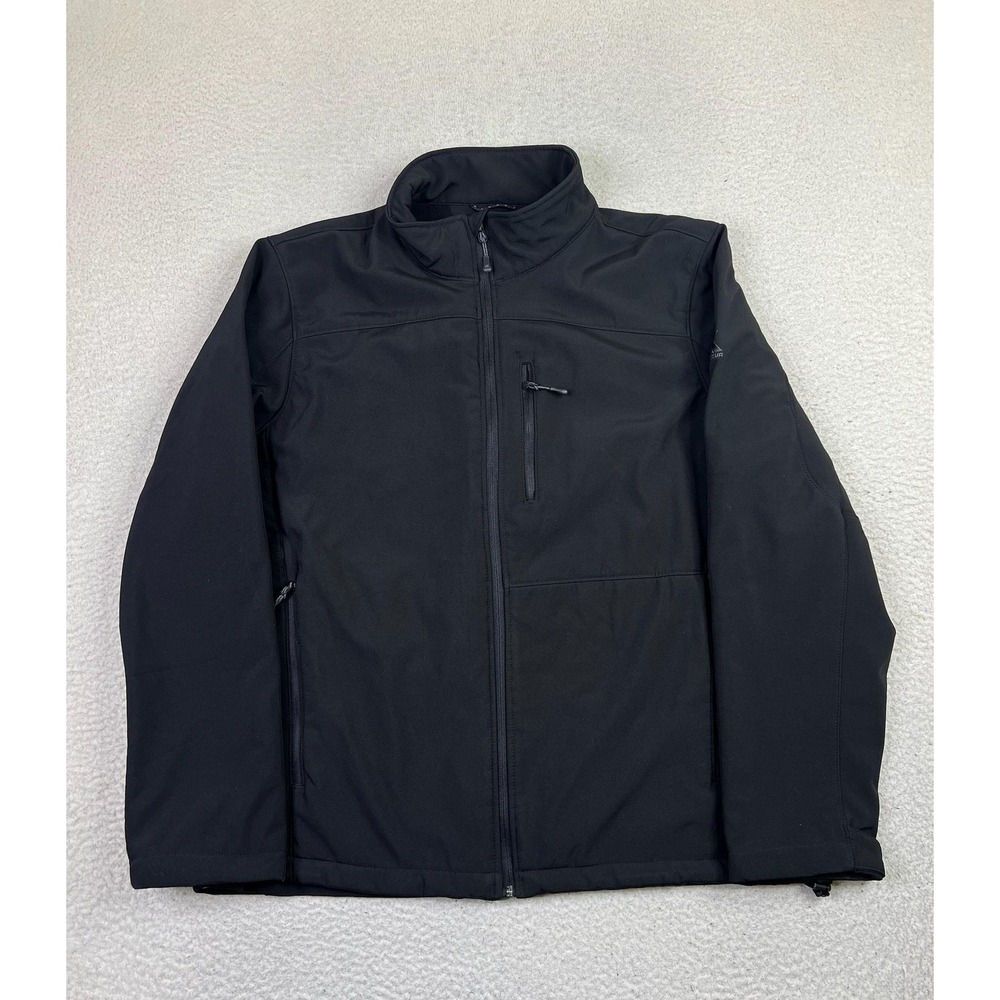 ZeroXposur Jacket Mens 2XL Black‎ Softshell Full Zip Fleece Lined Hiking Outdoor